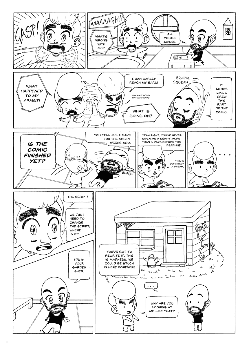 Page 6 of the comic Dream a Little Dream by Andrew Attwell and Matthew Robinson